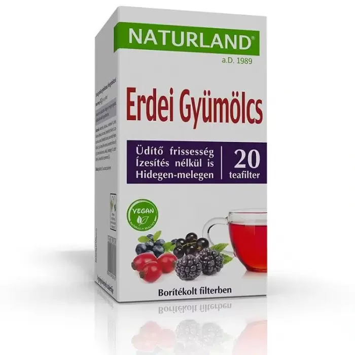 Arany Sas Gyógyszertár - Naturland gyümölcstea erdei izben 20x2g