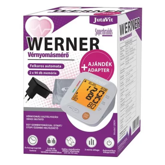 Arany Sas Gyógyszertár - Jutavit werner automata felkaros vérnyomásmérő adapterrel