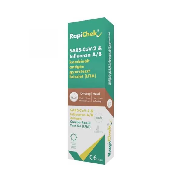 Arany Sas Gyógyszertár - Rapichek cov-2 influenza a/b kombinált önellenőrző teszt 1x
