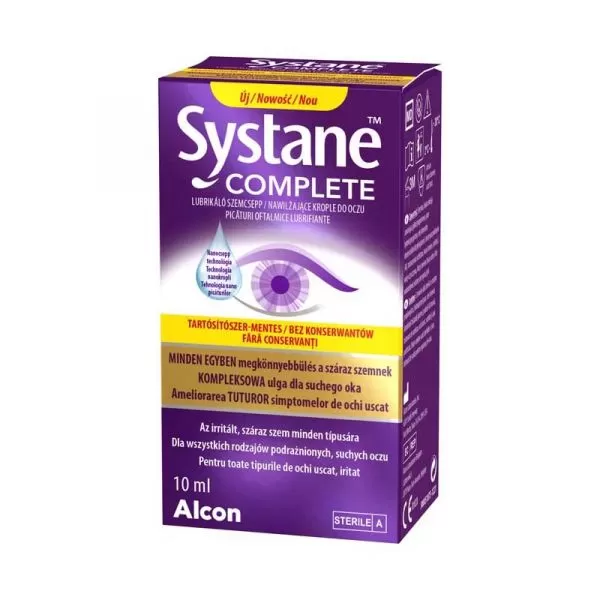 Arany Sas Gyógyszertár - Systane complete tartósítózermentes szemcsepp 10ml