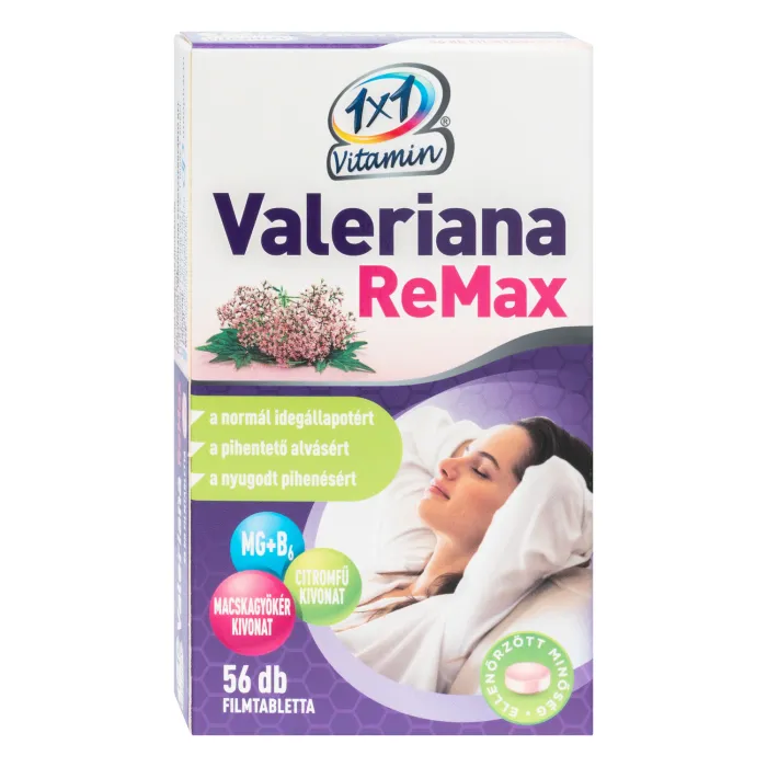 Arany Sas Gyógyszertár - Vitaplus 1x1 valeriana remax filmtabletta 56db