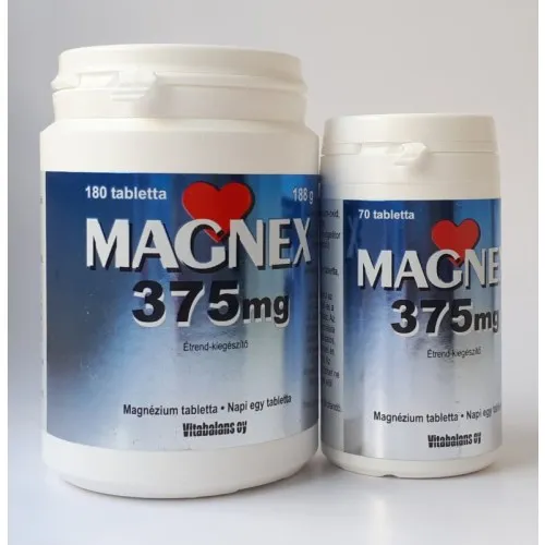 Arany Sas Gyógyszertár - Magnex 375mg+b6-vitamin tabletta 180x+70x