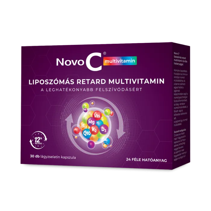 Arany Sas Gyógyszertár - Novo c liposzómás multivitamin retatrd lágyzselatin kapszula 30x