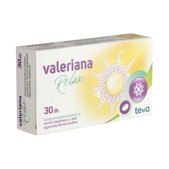 Arany Sas Gyógyszertár - Valeriana chill gyógynövény kivonat lágykapszula 30x